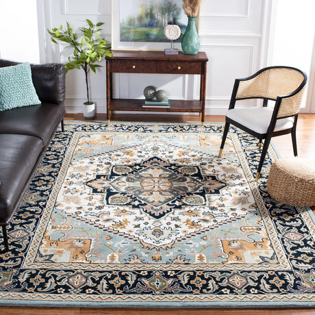 Safavieh Heritage 10'-0" x 14'-0" Rug in Grey / Green