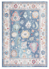 Safavieh Phoenix 500 4'-5" x 6'-5" Rug in Navy / Ivory