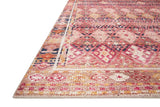 Loloi Layla Lay-15 Magenta/Multi Rugs - rug corner