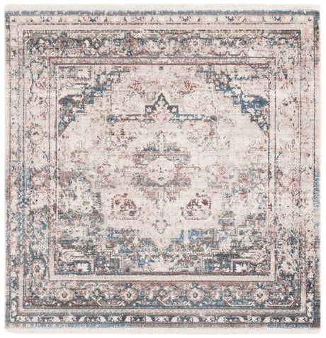Safavieh Vintage Persian 5'-0" x 5'-0" Rug in Ivory / Green