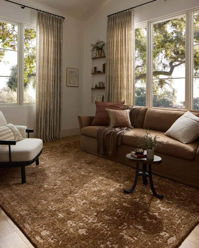 Loloi Percival PCV-03 Mocha / Sand Rug - room scene 3