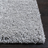 Safavieh Ultimate Shag 4'-0" x 6'-0" Rug in Silver / Silver