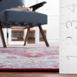 Safavieh Tucson 4'-0" x 6'-0" Rug in Burgundy / Beige