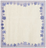 Safavieh Safavieh Kids 5'-0" x 5'-0" Rug in Ivory / Lavander