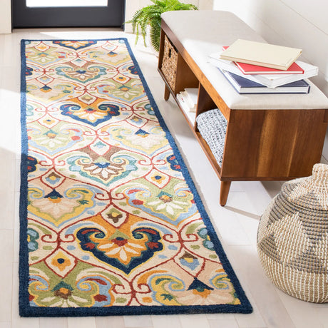 Safavieh Metro 2'-3" x 9'-0" Rug in Beige / Blue