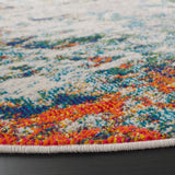Safavieh Madison 6'-7" x 6'-7" Rug in Green / Rust