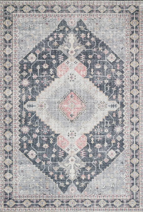 Loloi Skye Sky-02 Charcoal/Multi Rugs - main flat