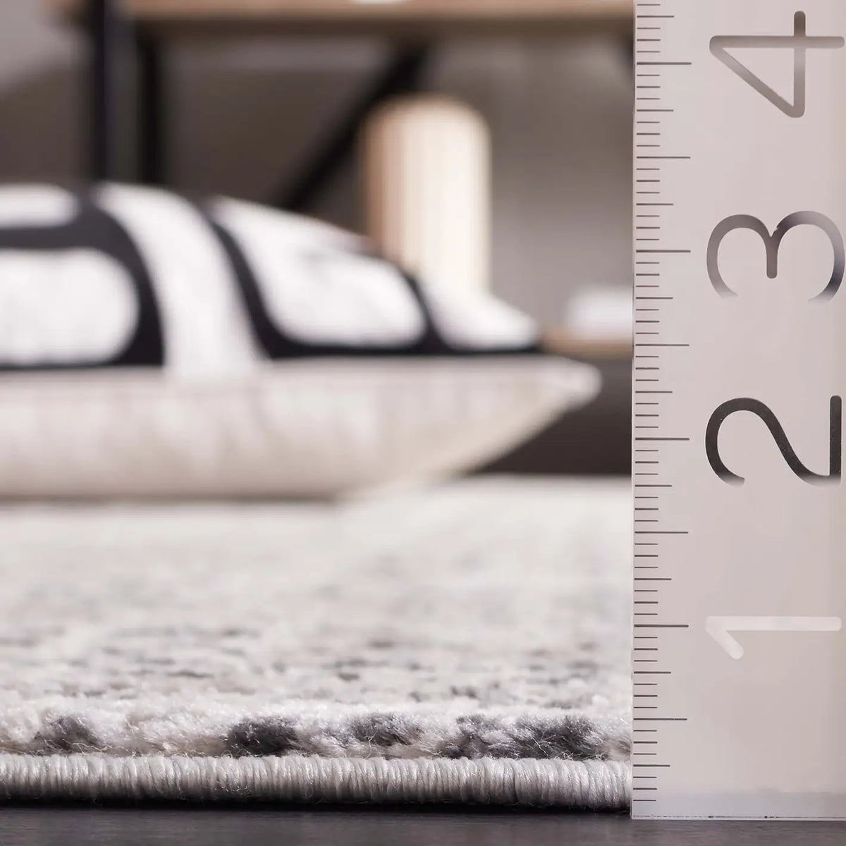 Safavieh Lagoon 4'-0" x 6'-0" Rug in Grey / Beige