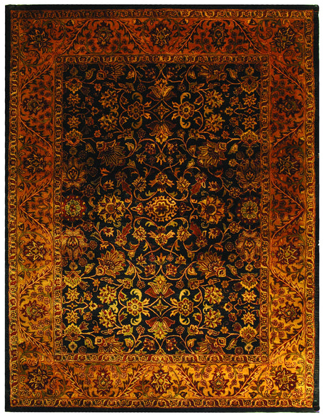 Safavieh Golden Jaipur 9'-6" x 13'-6" Rug in Black / Gold