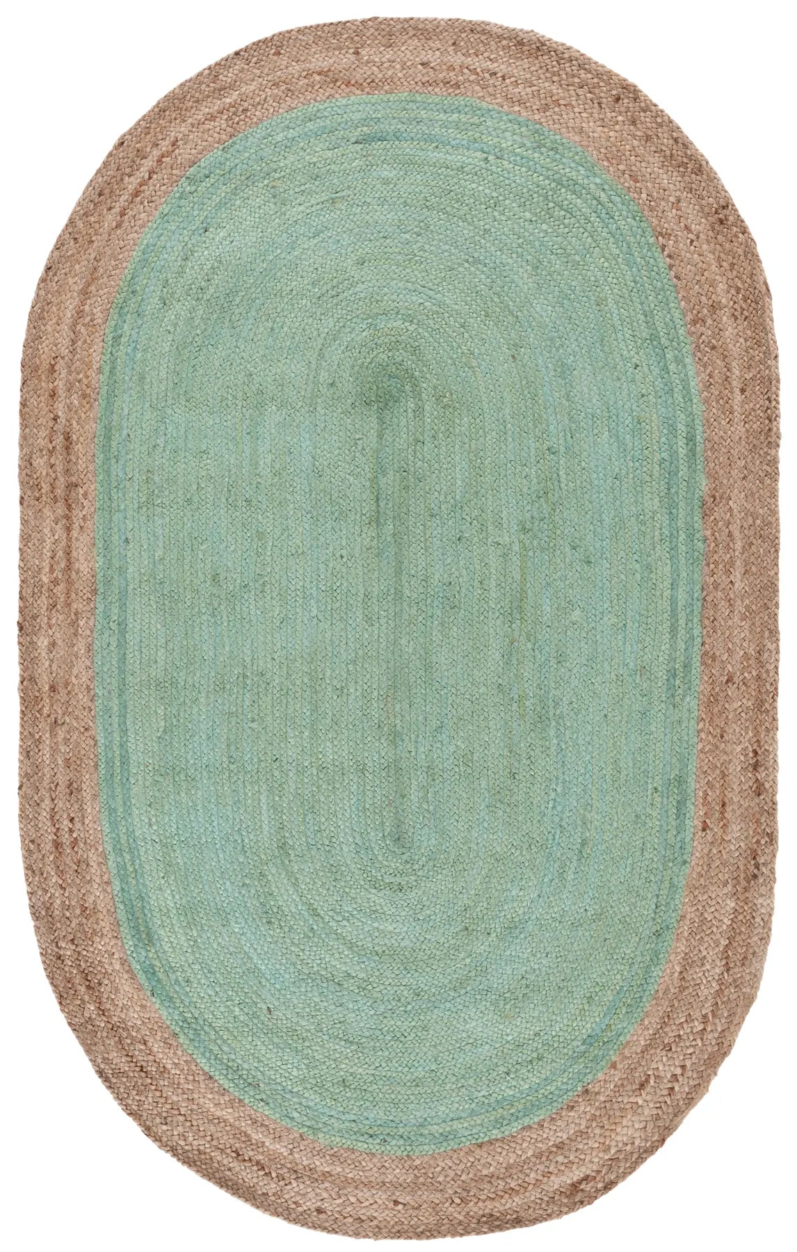 Safavieh Natural Fiber 5'-0" x 8'-0" Rug in Teal / Natural
