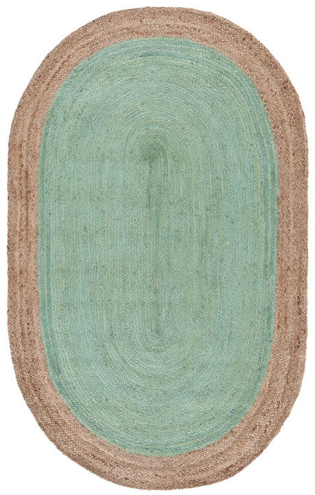 Safavieh Natural Fiber 5'-0" x 8'-0" Rug in Teal / Natural