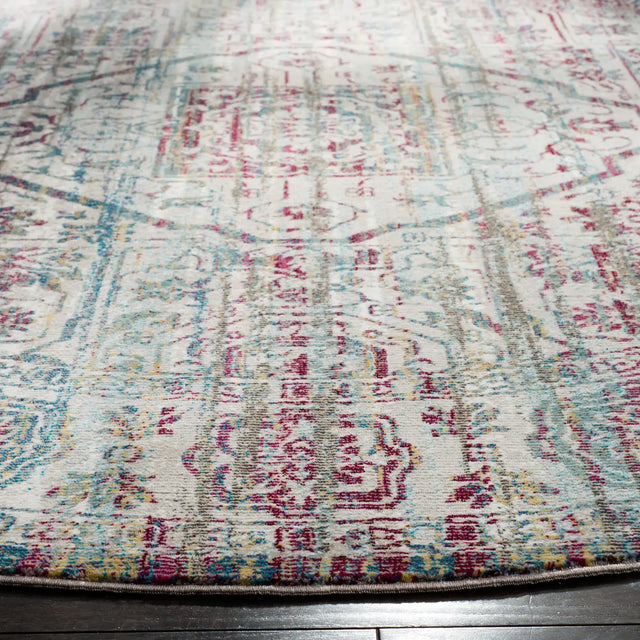 Safavieh Aria 6'-5" x 6'-5" Rug in Red / Creme