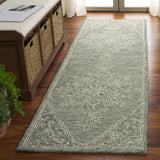 Safavieh Metro 2'-3" x 8'-0" Rug in Green / Ivory