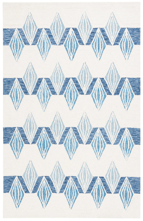 Safavieh Metro 4'-0" x 6'-0" Rug in Ivory / Blue