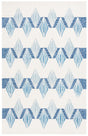 Safavieh Metro 4'-0" x 6'-0" Rug in Ivory / Blue