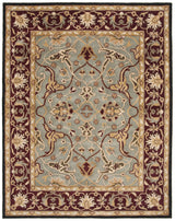 Safavieh Heritage 9'-6" x 13'-6" Rug in Light Blue / Red