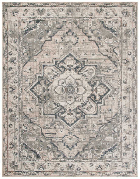 Safavieh Pyramid 10'-0" x 14'-0" Rug in Ivory / Grey