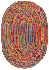 Safavieh Cape Cod 6'-0" x 9'-0" Rug in Red / Multi