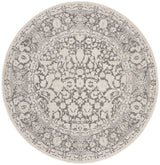 Safavieh Reflection 6'-7" x 6'-7" Rug in Dark Grey / Cream