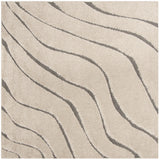Safavieh Florida Shag 6'-7" x 6'-7" Rug in Cream / Grey