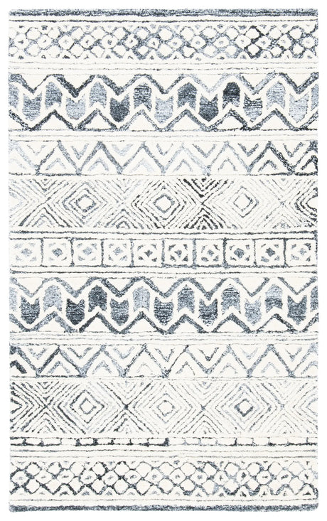 Safavieh Roslyn 3'-0" x 5'-0" Rug in Black / Ivory
