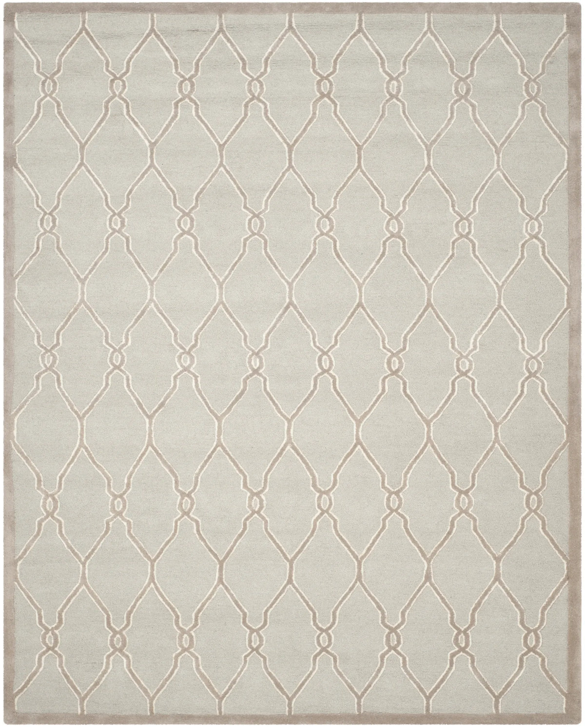 Safavieh Cambridge 10'-0" x 14'-0" Rug in Light Grey / Ivory