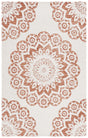 Safavieh Blossom 4'-0" x 6'-0" Rug in Ivory / Pink