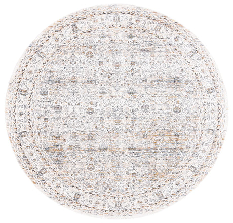 Safavieh Moondust 600 6'-0" x 6'-0" Rug in Ivory / Grey