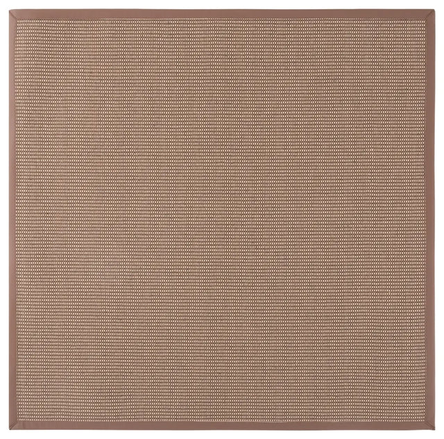 Safavieh Napa Performance Sisal  6'-0" x 6'-0" Rug in Marble / Brown