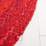 Safavieh Braided 5'-0" x 8'-0" Rug in Red