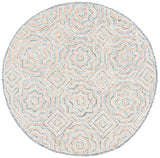 Safavieh Capri 7'-0" x 7'-0" Rug in Blue / Rust