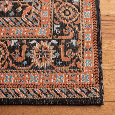 Safavieh Classic Vintage 5'-0" x 8'-0" Rug in Black / Rust