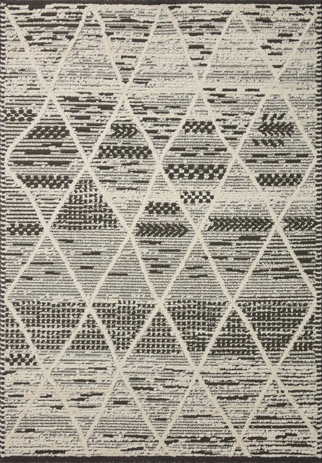 Loloi Fabian Fab-03 Charcoal/Ivory Rug - main flat