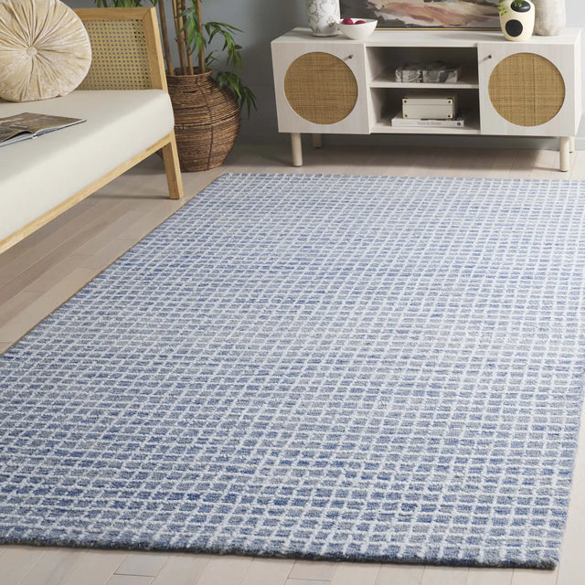Safavieh Abstract 4'-0" x 6'-0" Rug in Ivory / Blue