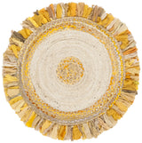 Safavieh Cape Cod 3'-0" x 3'-0" Rug in Gold / Natural
