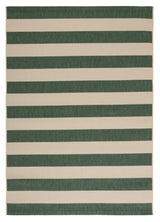 Safavieh Courtyard 4'-0" x 5'-7" Rug in Beige / Dark Green