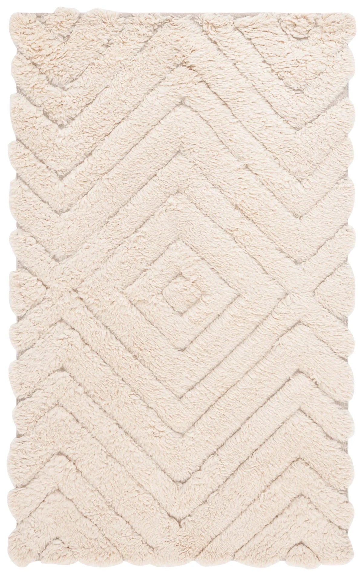 Safavieh Casablanca 4'-0" x 6'-0" Rug in Beige