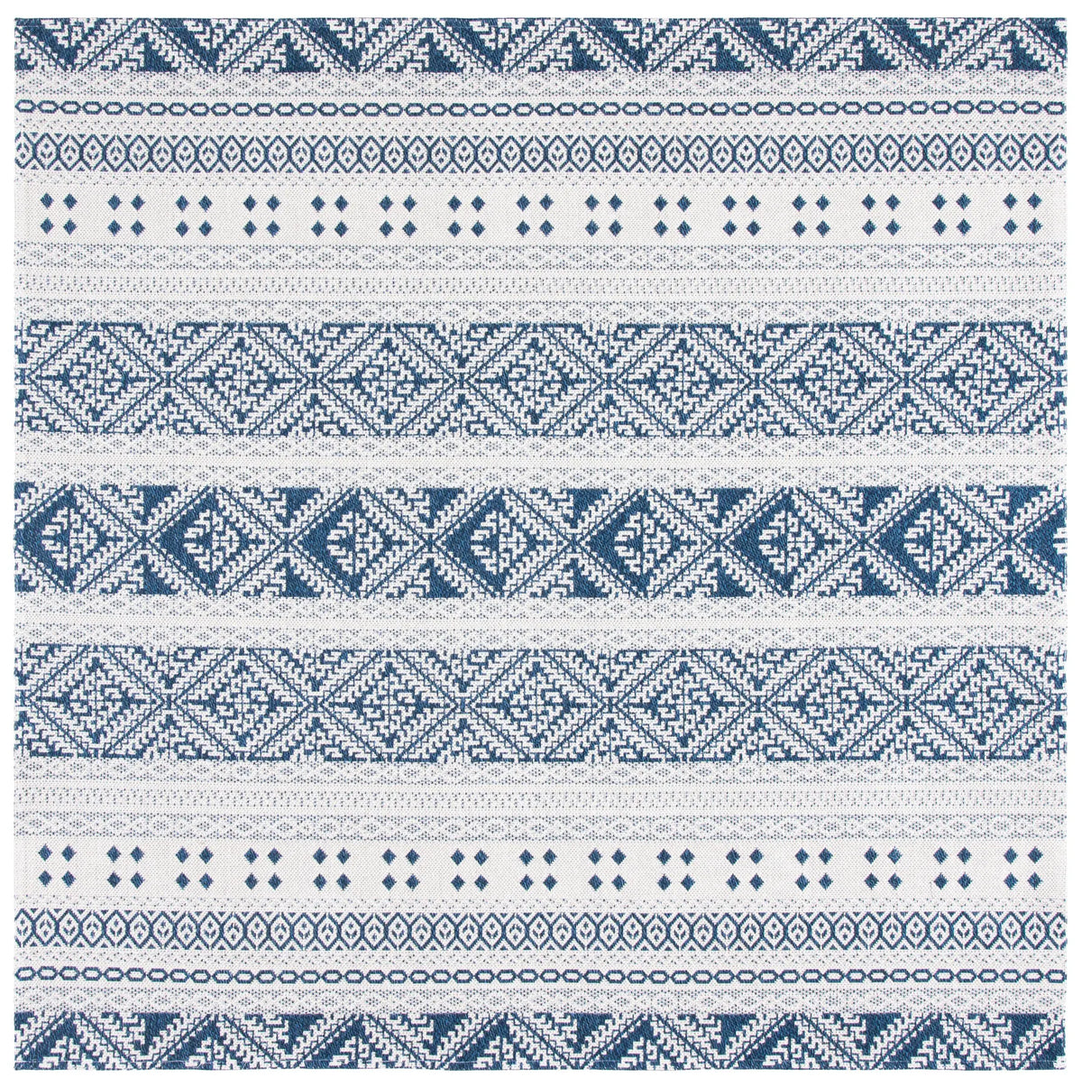 Safavieh Augustine 6'-4" x 6'-4" Rug in Navy / Creme