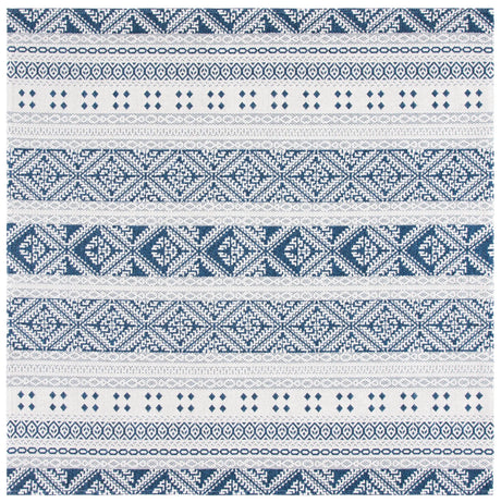Safavieh Augustine 6'-4" x 6'-4" Rug in Navy / Creme