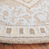 Safavieh Abstract 6'-0" x 6'-0" Rug in Ivory / Beige