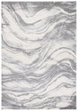 Safavieh Tulum 4'-0" x 6'-0" Rug in Ivory / Grey