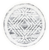 Safavieh Moroccan Tassel Shag 6'-7" x 6'-7" Rug in Ivory / Grey