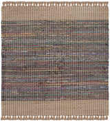 Safavieh Montauk 6'-0" x 6'-0" Rug in Beige / Multi