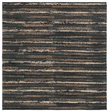 Safavieh Natural Fiber 6'-0" x 6'-0" Rug in Black / Natural