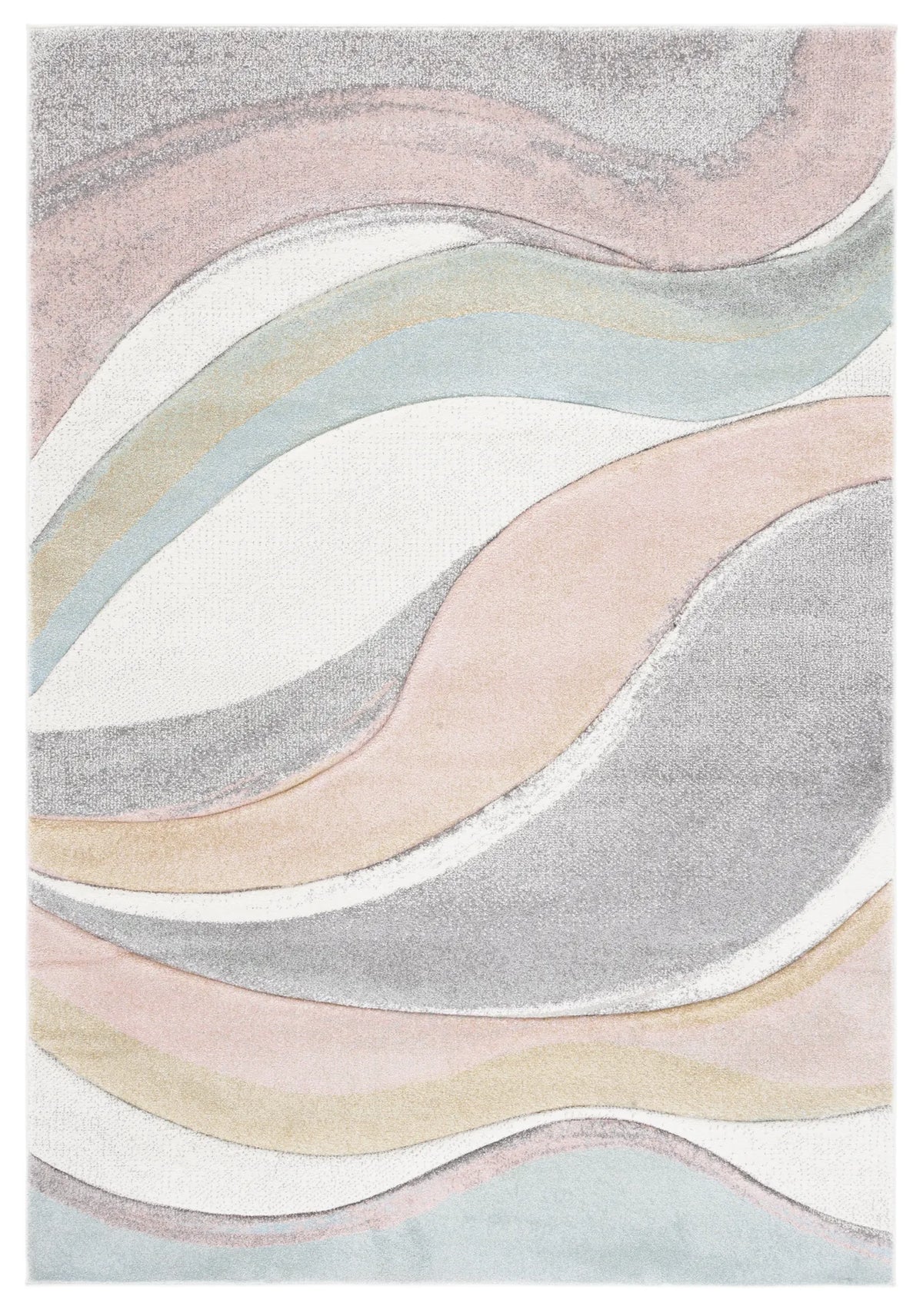 Safavieh Hollywood 4'-0" x 6'-0" Rug in Grey / Pink