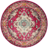 Safavieh Monaco 6'-7" x 6'-7" Rug in Pink / Multi