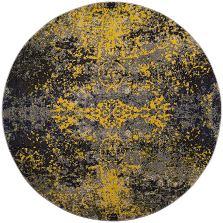 Safavieh Monaco 6'-7" x 6'-7" Rug in Grey / Multi