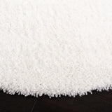 Safavieh August Shag 5'-0" x 5'-0" Rug in White