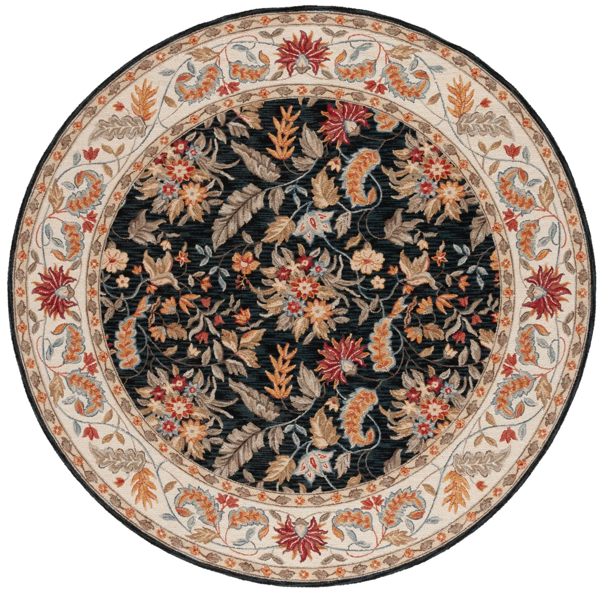 Safavieh Chelsea 8'-0" x 8'-0" Rug in Black