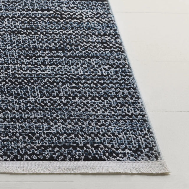 Safavieh Mila 4'-0" x 6'-0" Rug in Black / Light Blue